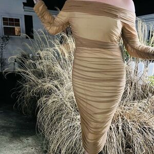 SHEIN | Mesh Body—Con Dress